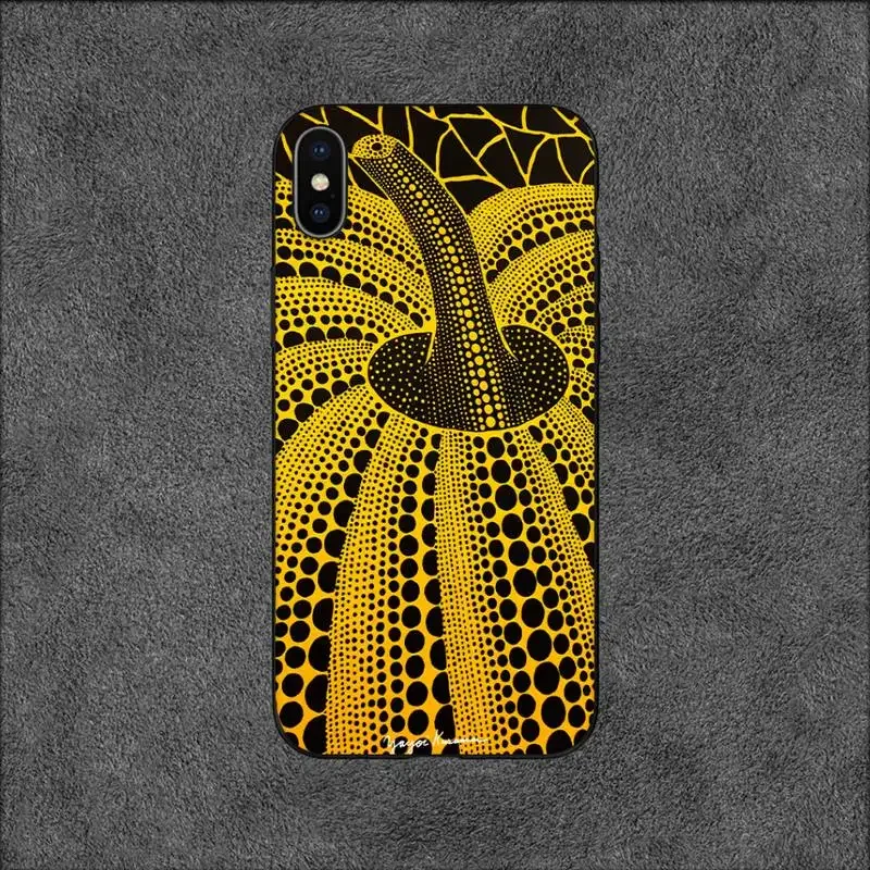 Yayoi Kusama Art Phone Case For iPhone 11 12 Mini 13 14 Pro XS Max X 8 7 6s Plus 5 SE XR Shell