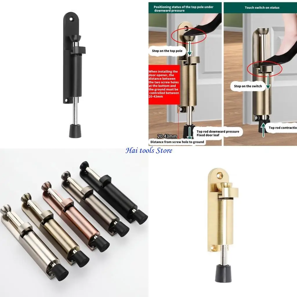 

X37E Simple Installation No Drill Door Brake Restraint Stabilizers Foot Pedal Control