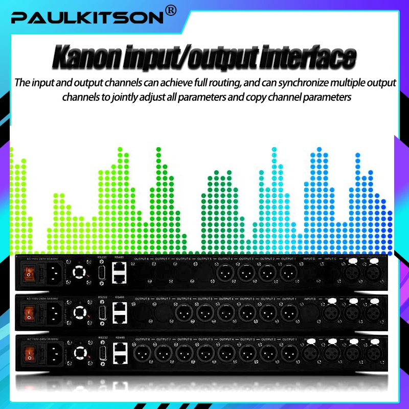 Paulkitson Audio Processor Stage Performance DSP Conference Room Sound Engineering Speaker Delay Equalizer Linear Array Divider