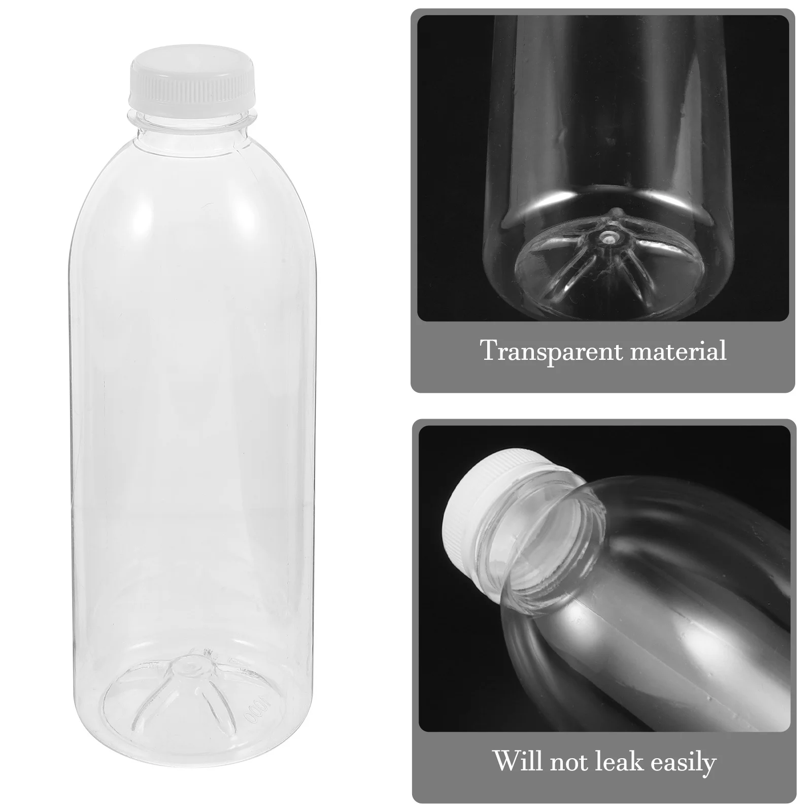 

10 шт. герметичных порционных бутылок 350 мл, многоразовые пластиковые контейнеры для соков и напитков, герметичные пустые бутылки для молока, чая и других напитков