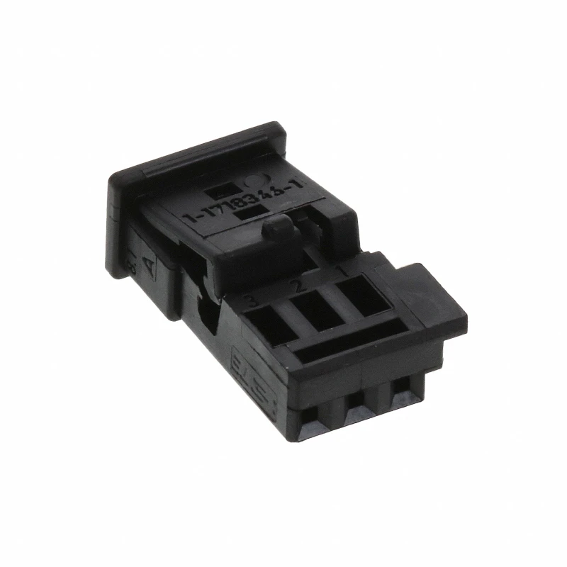 10PCS 1-1718346-1,Housing for Female Terminals,Wire-to-Wire,3P,Cable Mount (Free-Hanging),MQS,Female Terminals,1-968700-1