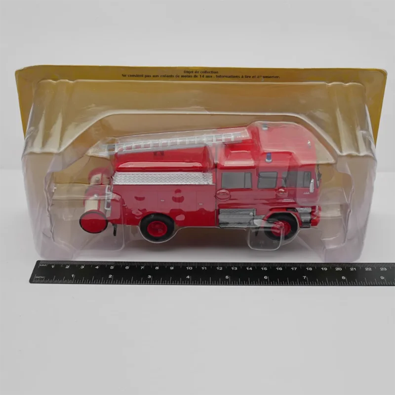 Diecast escala 1:43 ioo benz 113 motor de bombeiros liga veículo modelo acabado simulação coleção decoração presente brinquedos exibição