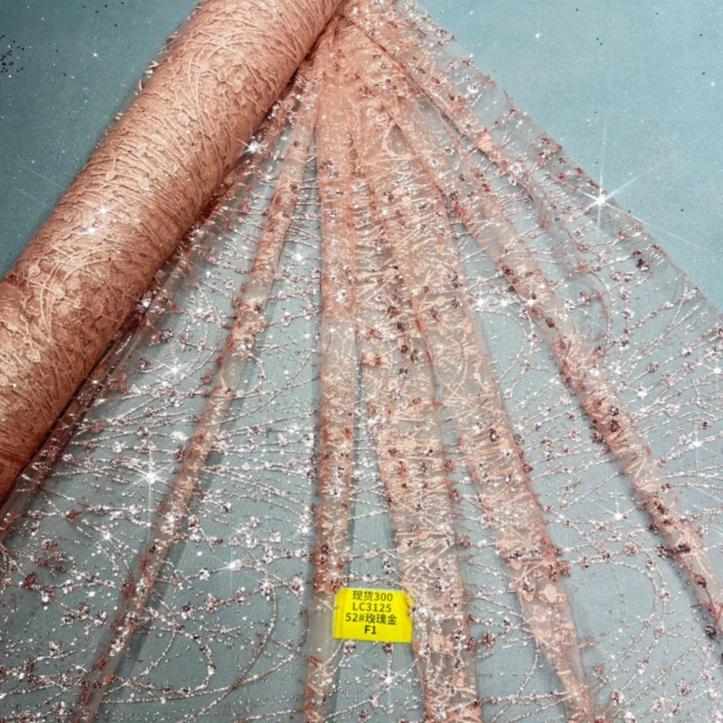 Champagne Hot Sale Fadhion Afr - Embroidery Gold ulasan dan harga