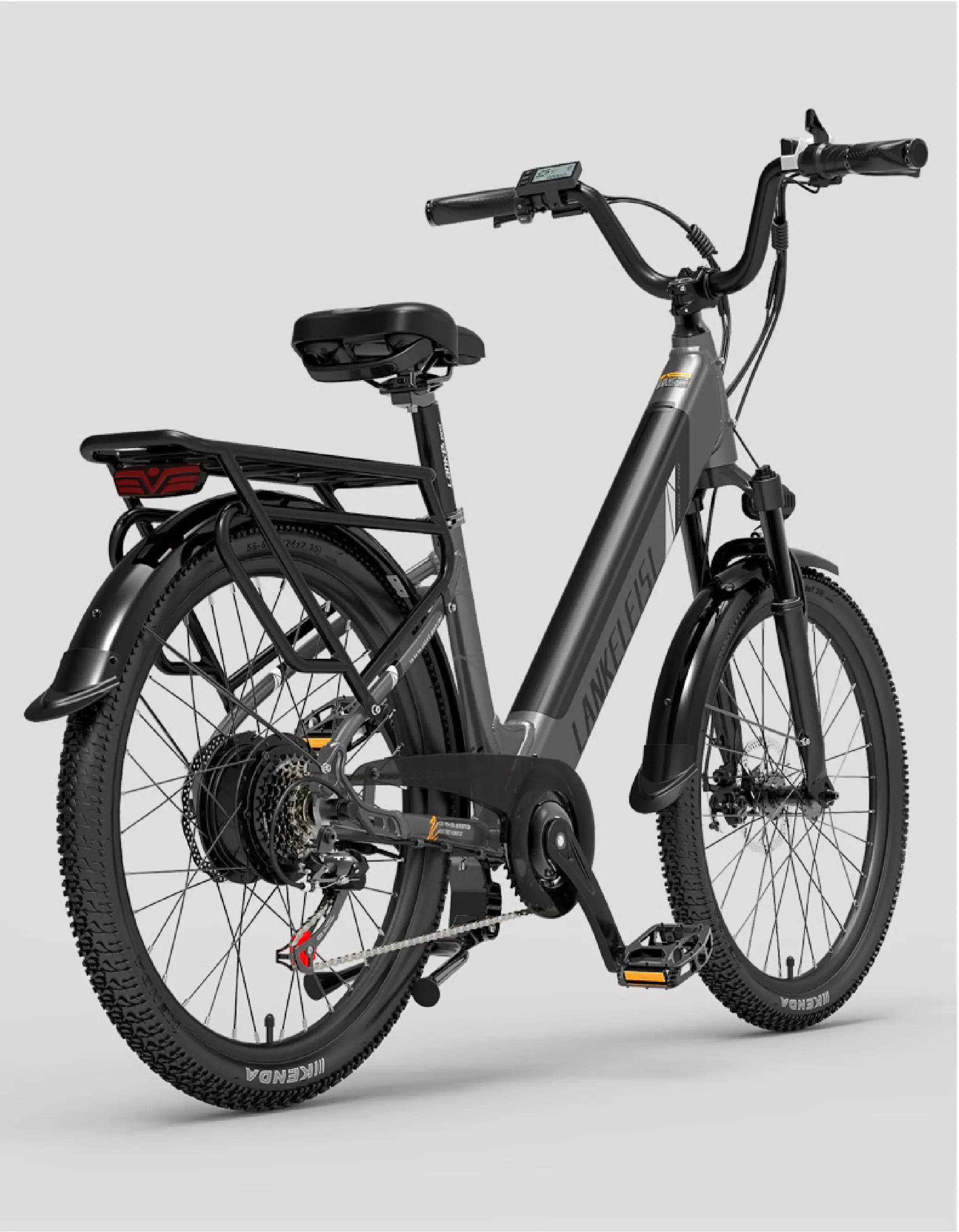 LANKELEISI ES500 PRO 48V 500W Elektrofahrrad 14,5AH Batterie 32km/h Geschwindigkeit 60-130km Reichweite 24*2,4 Mountainbike-Reifen 4-6 Stunden Ladezeit