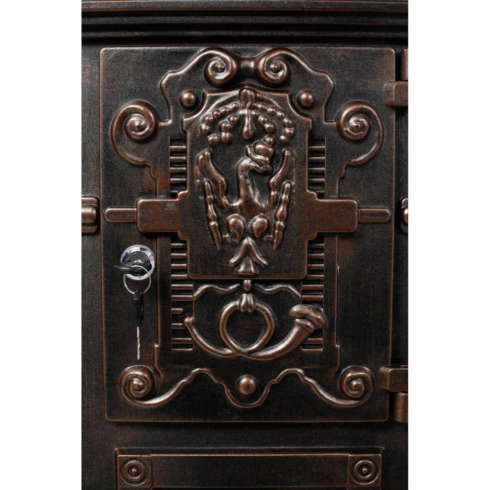 

Большой почтовый ящик из бронзы для улицы, водонепроницаемый, декоративный, с замком безопасности, для жилых домов и садов