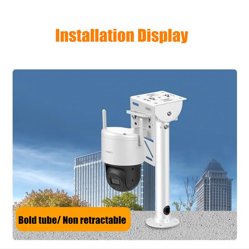 Security Dome Camera Ceiling Mount Bracket Ball Machine Vertical Installation Thick Pipe Camera Support for PTZ Dome IP Camera