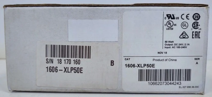 Brand New original 1606-XLP50E Power Supply Module 50W 24VDC 2.1A 1606XLP50E Fast delivery