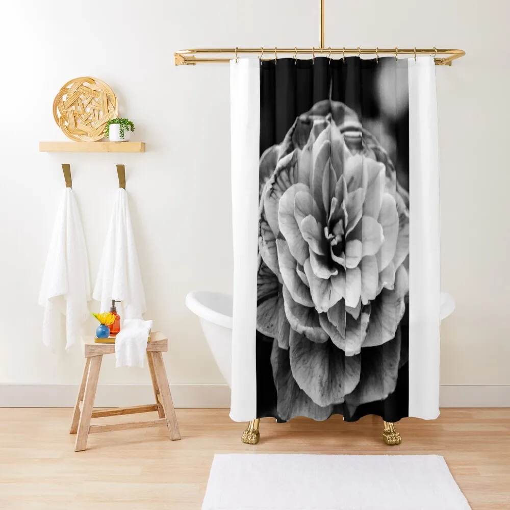 

Flower black and white Shower Curtain Bathroom Deco Shower For Bathroom Set Bathroom And Shower Curtain