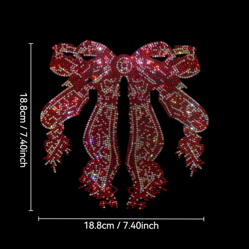 

Bow tie, diamond rhinestone sequins, DIY clothes, T-shirts, decorative patches, clothing accessories