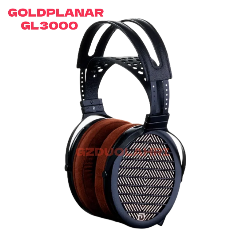 GOLDPLANAR GL3000 Gold Diaphragm Hifi Wired Head Mounted Flat Diaphragm Flagship Earphones