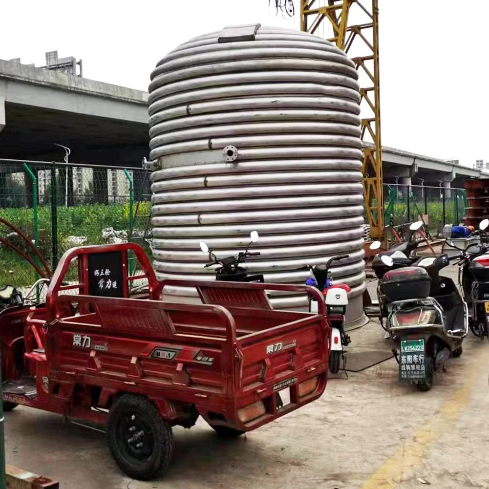 ASME 15000L 20000L 30000L 50000LM Serbatoio reattore chimico sigillato magnetico in acciaio inossidabile Serbatoio reattore batch industriale