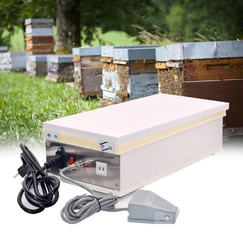 Automatic Electric Wire Embedder Heating Device Beeswax Foundation Sheet Assemble Beekeeping Tools Beehive Installer Equipment