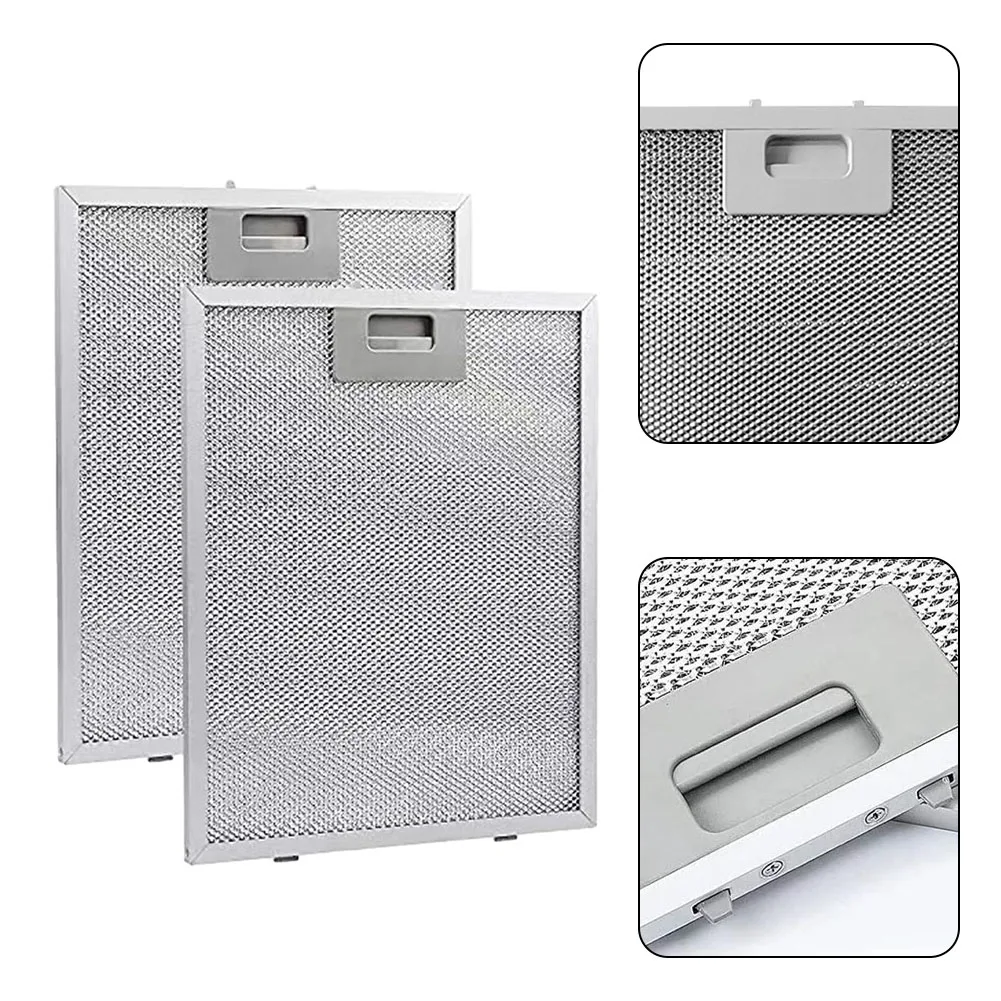 1pcs Cooker Hood Filters Metal Mesh Extractor Vent Filters 320 X 260 Mm Home Improvement Range Hood Filters