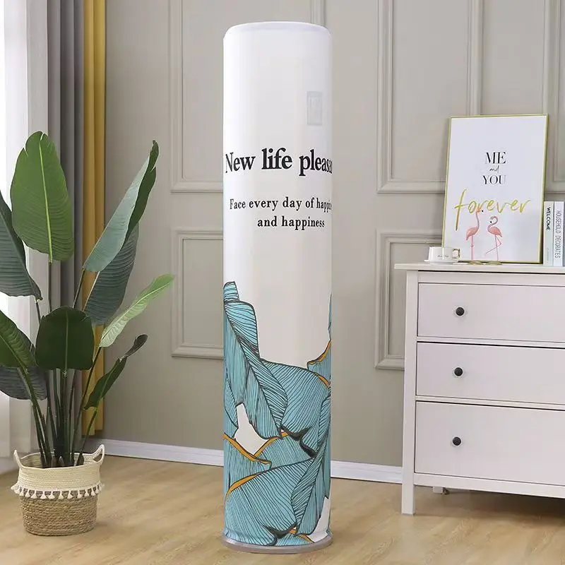 

Vertical air conditioner dust cover Cylindrical cabinet machine Round full cover dust proof round air conditioner cover