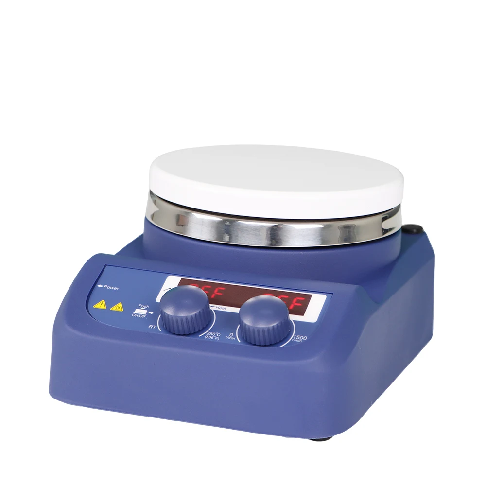 Factory Wholesale Digital Display 3L Capacity 0-1500rpm Speed Aluminium Alloy Magnetic Stirrer Heater Laboratory Rotating