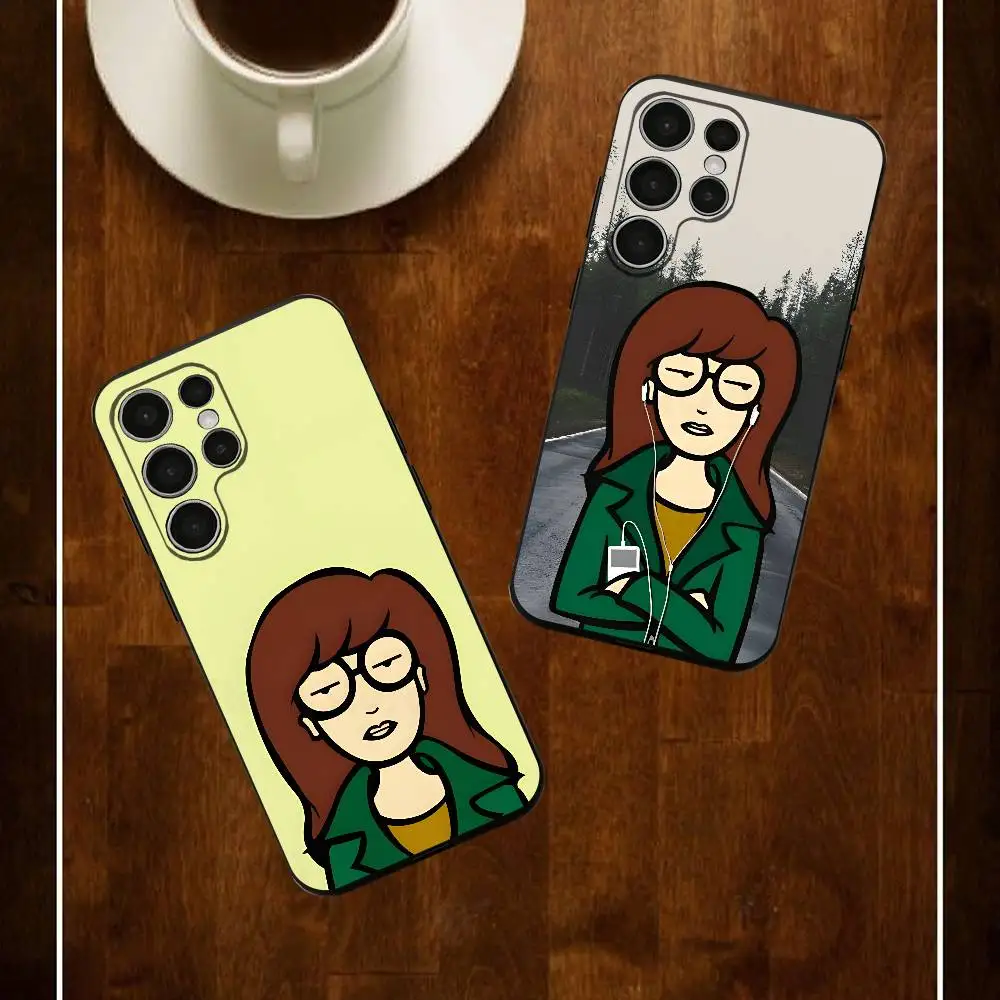 

Cartoon D-Daria Phone Silicone Case For Samsung S24 22 20 23 21 20 Ultra Plus Lite 5G Print Cover
