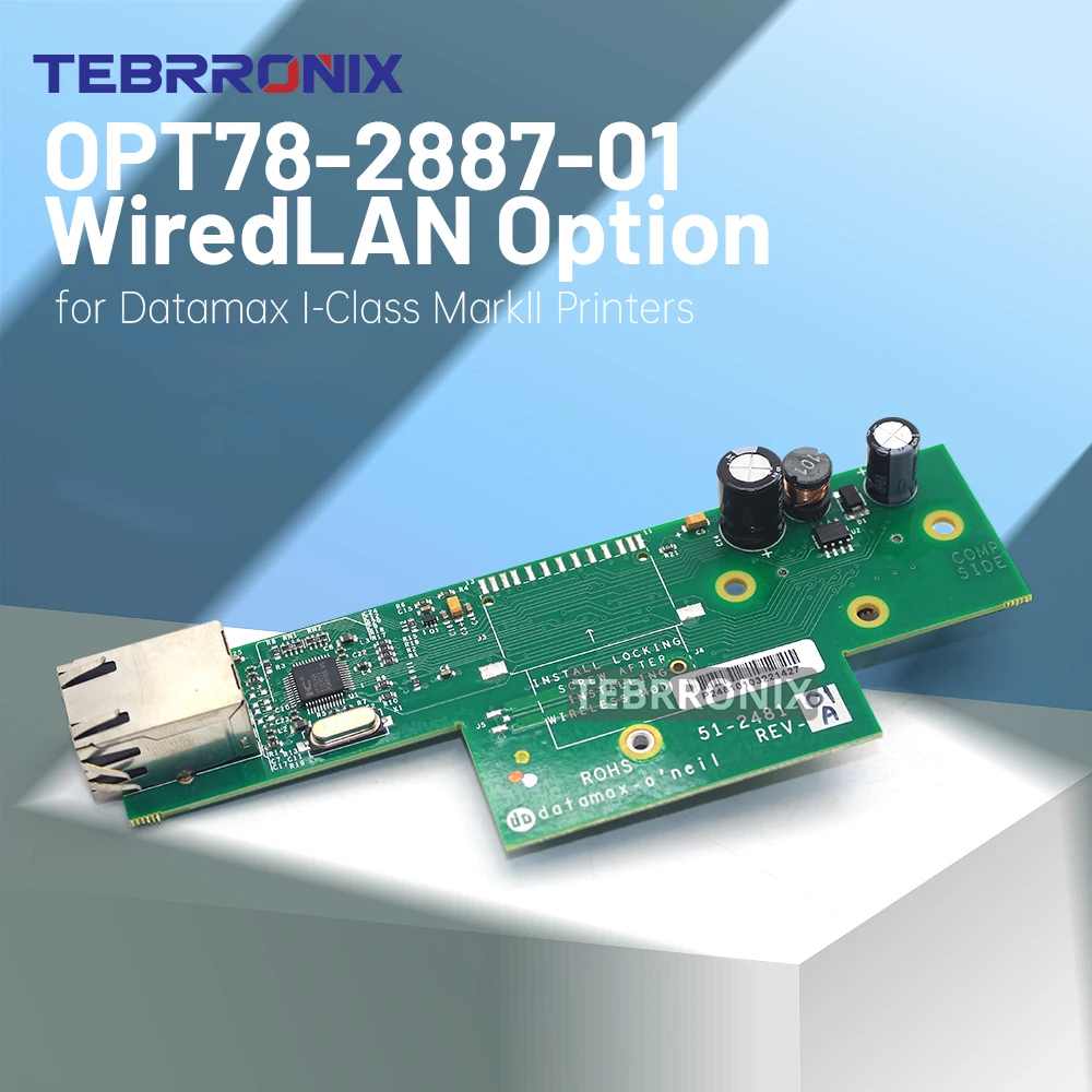 OPT78-2887-01 Wired LAN Option for Datamax I-4212E I-4310E I-4606E I-Class Mark II Thermal Barcode Label Printer