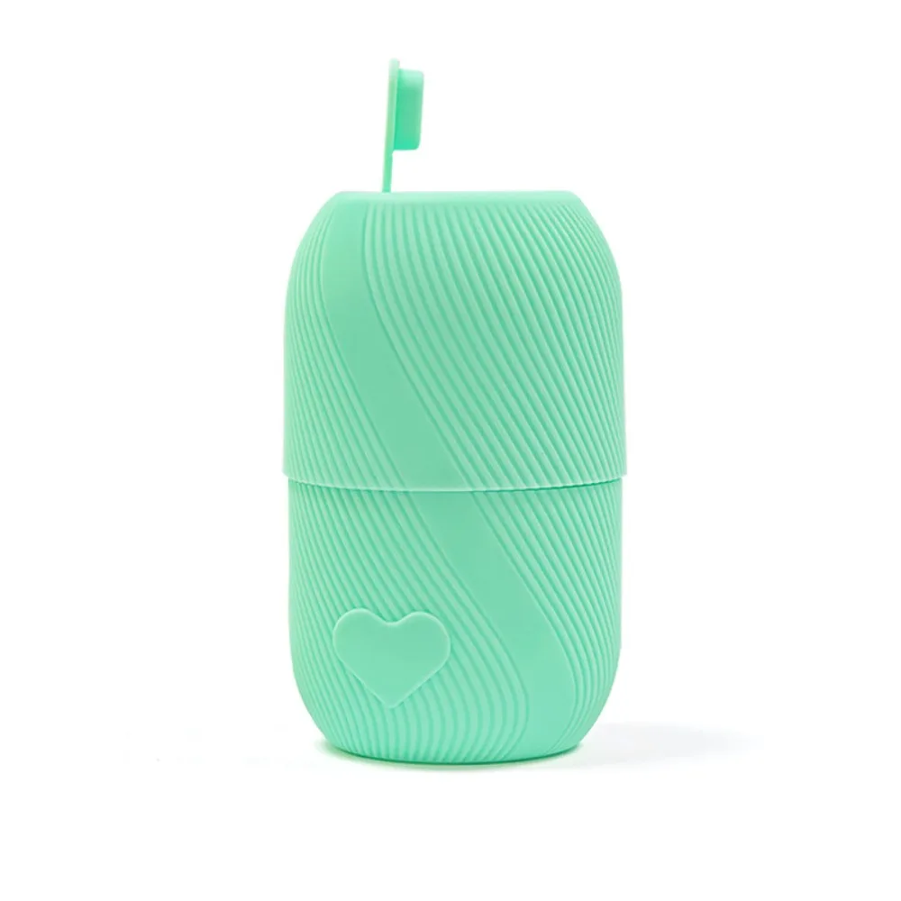 Rolo de gelo de silicone atualizado para rosto, reutilizável, lifting facial, massageador facial, ferramentas de cuidados com a pele, bandejas de cubos de gelo, olhos e pescoço