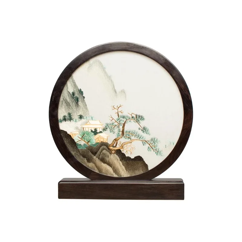 Suzhou double-sided embroidered desktop ornament creative table setting