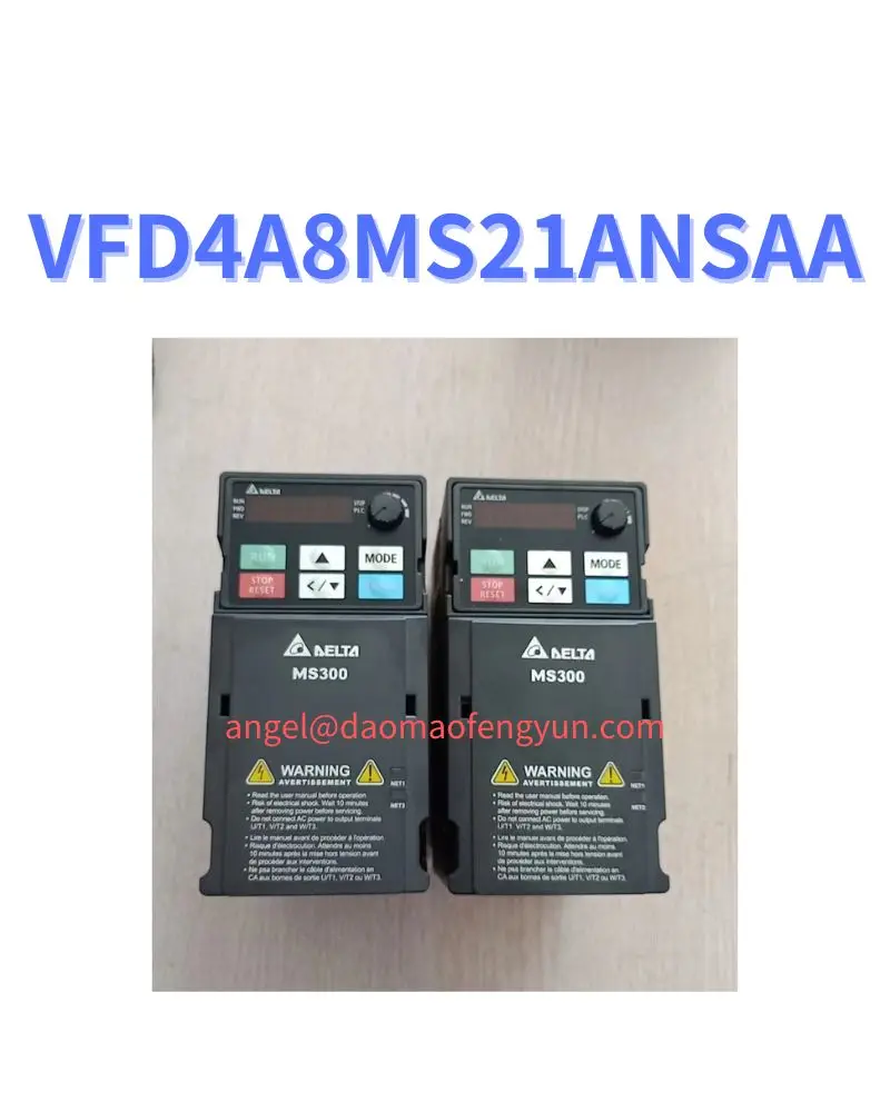 

VFD4A8MS21ANSAA Used inverter 0.75kW operating function OK