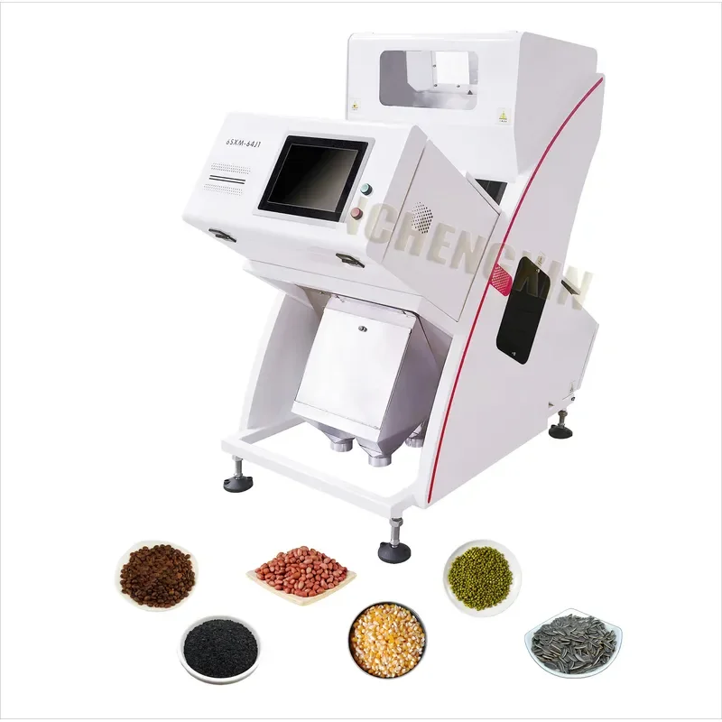Automatic High Efficiency Color Sorter Machine with Japan for CCD Sensor for Food Processing 0.9T-1.5T/H Capacity