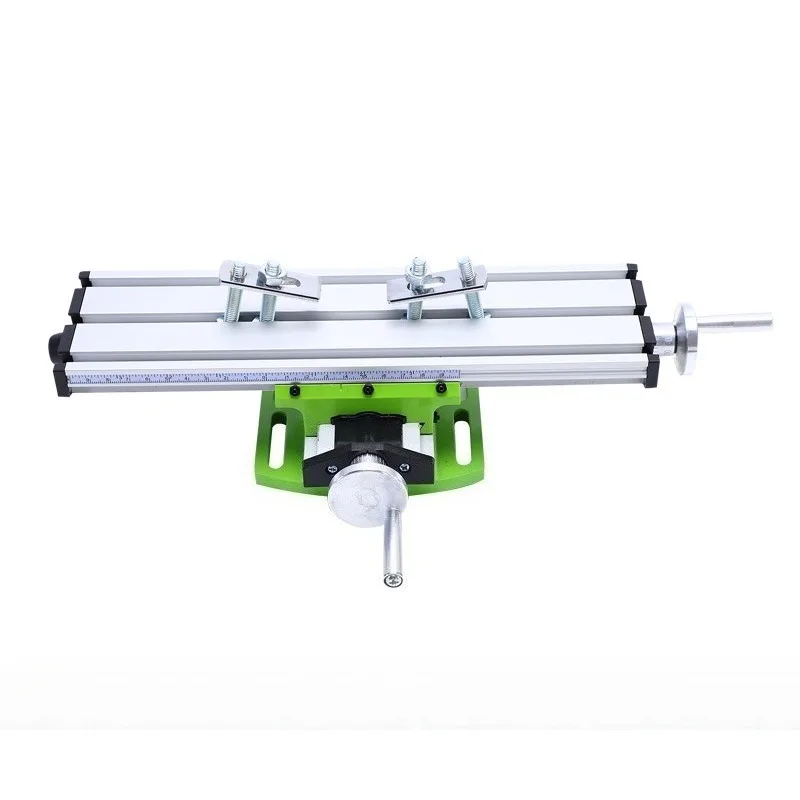 BG‑6300 Cross Slide Compound Workbench, Multifunctional Mini X‑Y Milling Table for Household Bench Drill DIY Machining Work Tool