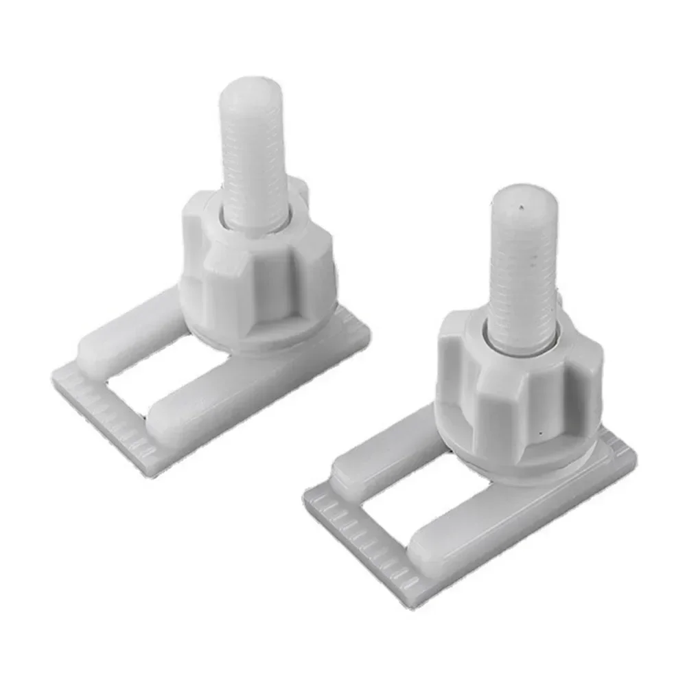 2 Stuks Universele Toiletdeksel Scharnier Schroef Plastic Boven-En Onderbout Bevestiging Accessorie Witte Wc-Brillen 40*24*45Mm Badkamerdelen