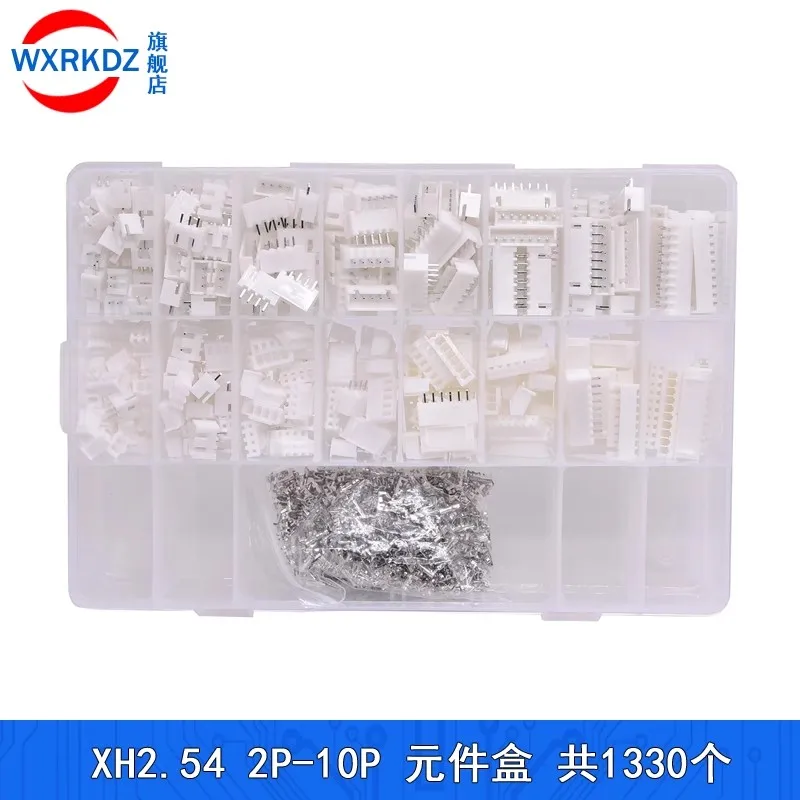 1330 قطعة/صندوق xh2.54 الملعب 2/3/4/5/6/7/8/10 دبوس الإسكان ذكر أنثى دبوس رئيس طقم توصيل محول مجموعة متوافق تماما #3