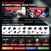 LAUNCH X431 PRO TT 양방향 스캔 도구, DBSCar VII 커넥터 포함, 모든 차량에 37 + 리셋, ECU 온라인 코딩, CANFD 키 IMMO, 6