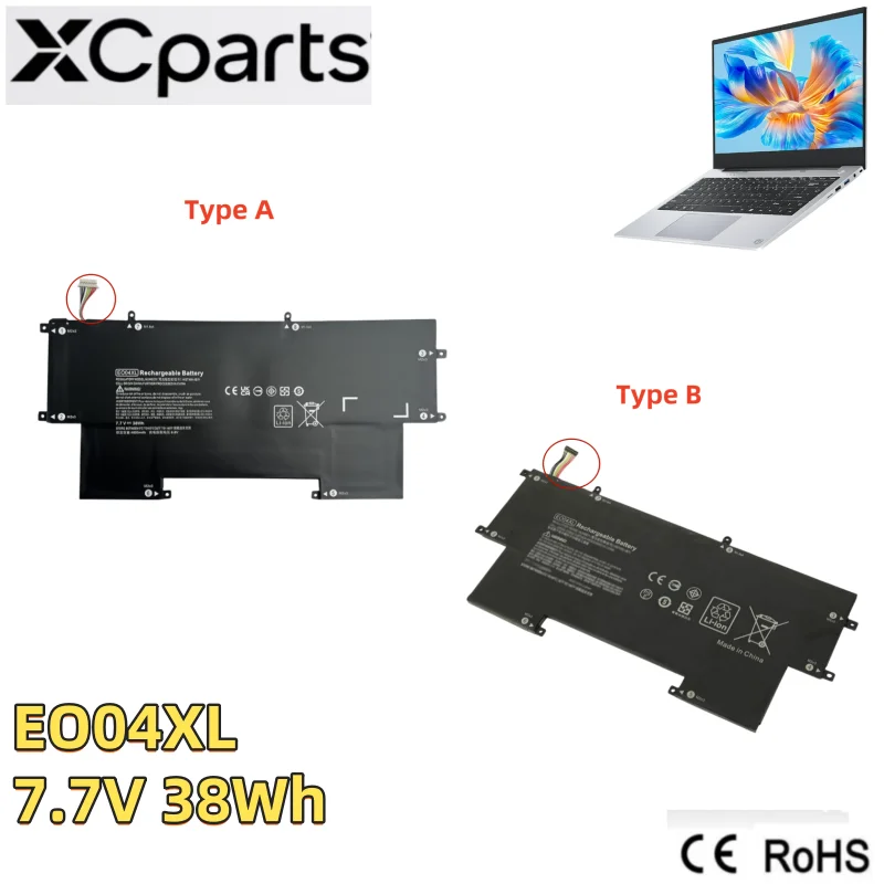 

7.7V 38Wh New EO04XL Laptop Battery For HP EliteBook Folio G1 827927-1B1 827927-1C1 828226-005 HSTNN-I73C HSTNN-IB71 E004XL