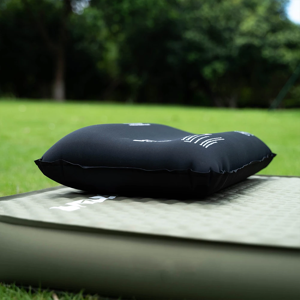 التلقائي التضخم وسادة السفر عالية انتعاش رغوة التخييم وسادة مريحة نفخ وسادة قابل للتعديل لارتفاع مصممة خصيصا #3