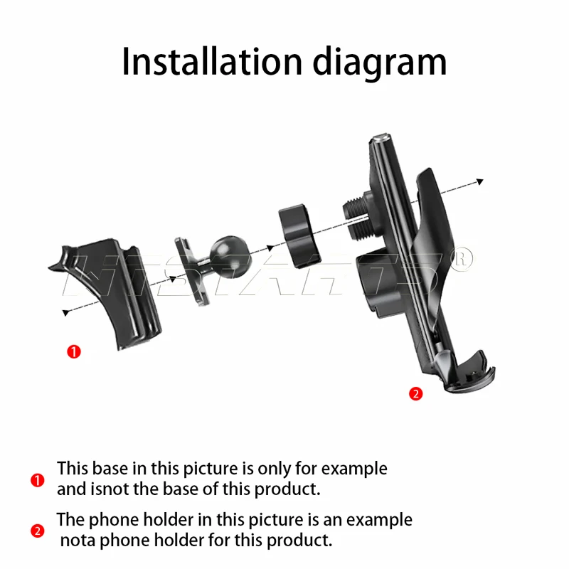 Car Mobile Phone Holder For Volkswagen VW Golf 7 MK7 2014-2024 360 Degree Rotating GPS Special Mount Support Bracket Accessories