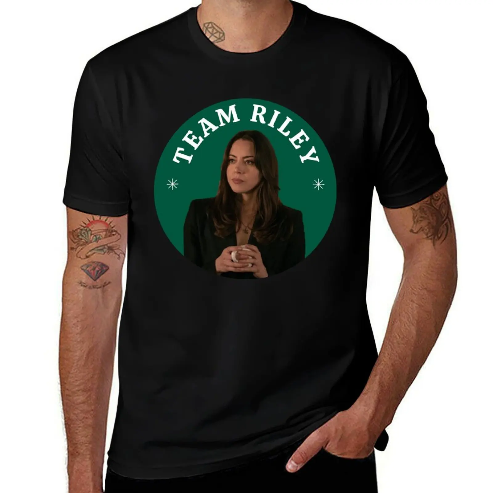 Team Riley Happiest Season T-Shirt Novelty Print Casual Tee Shirt T-Shirt