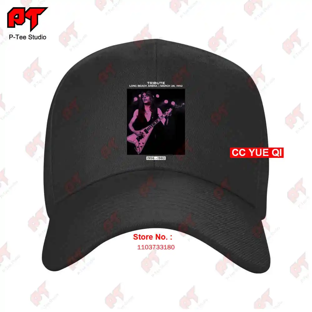 1992 Black Randy Rhoads Tribute Baseball Caps Truck Cap DS9G