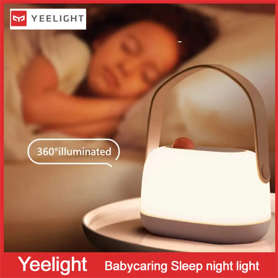 Yeelight LED Babycaring Lamp Sleep night light 3000K 5W 1500mAh Battery Rechargeable omfortable Portable LED Bedside Lamp