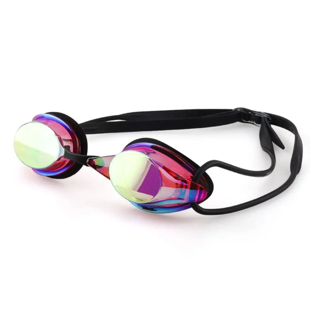 Swimming Gear Anti-fog Race Swimming Goggles Replaceable Professional Swimming Glasses Electro-coated Waterproof Outdoor