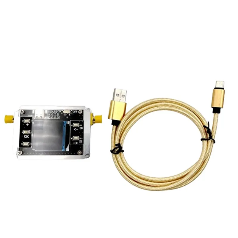 3G 6G 8G Digital Programmable Attenuator 90DB Stepped 0.25DB TFT Display CNC High Isolation