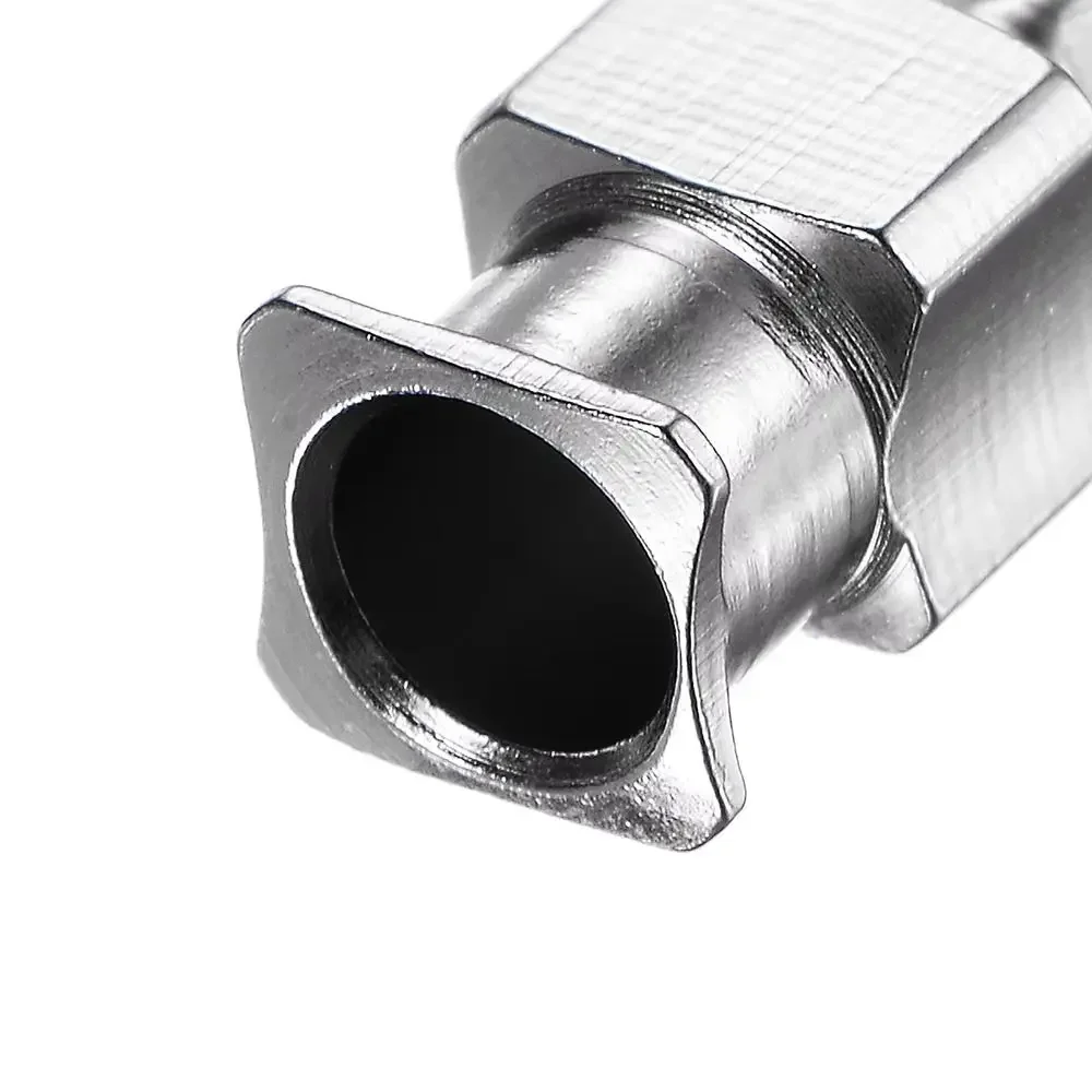 12Pcs Stainless Steel Dispensing Machine Needle Blunt Tip Metal Industrial Glue Injection Needle 8G-30G Fluids 25mm