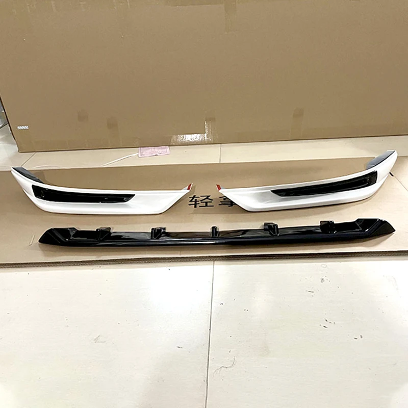 For Volvo S60 V60 Front Bumper Split Lip Body Kit Spoiler Diffuser Deflector 2020-24 High Quality Sports Modification Accessory