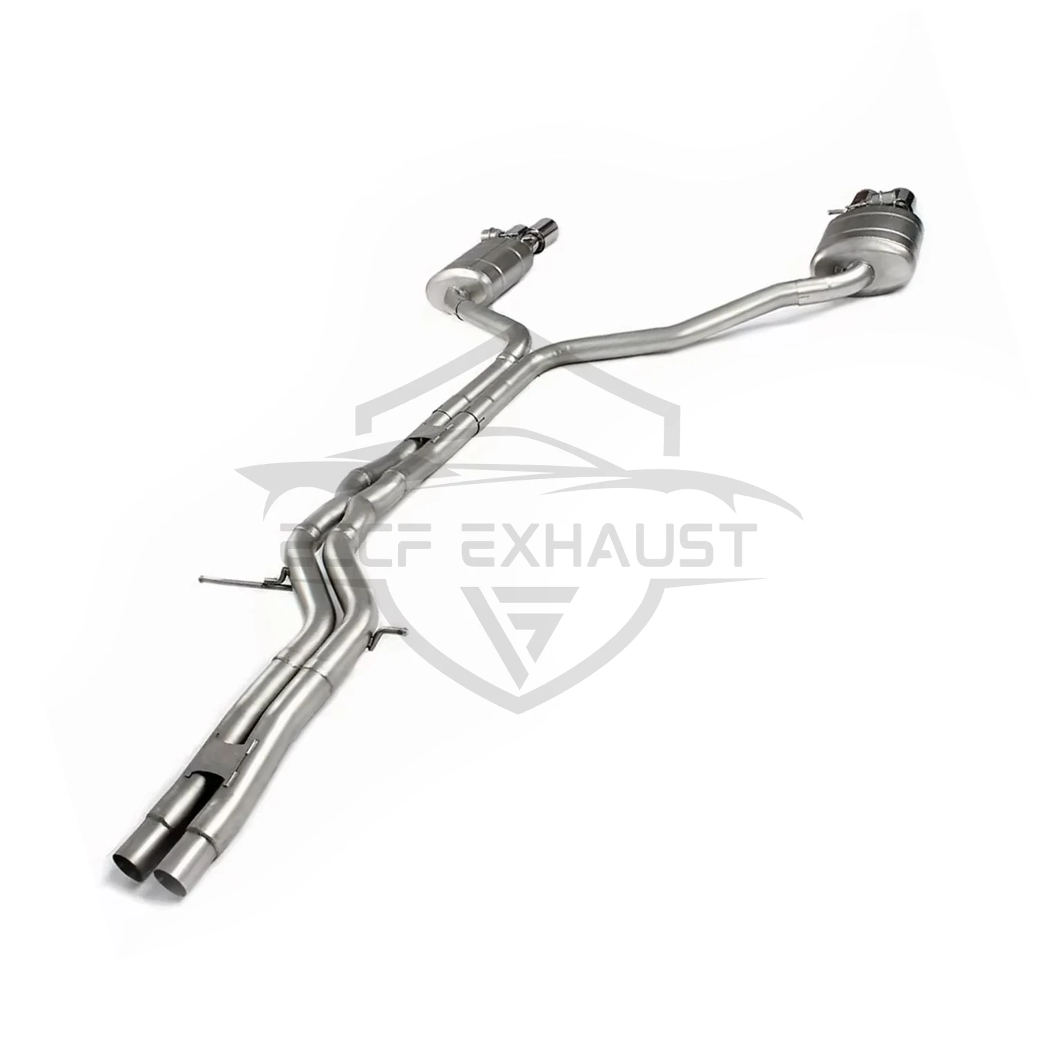 Powerful Sound Valved Stainless Steel Catback Exhaust for Audi A6 A7 C8 3.0T
