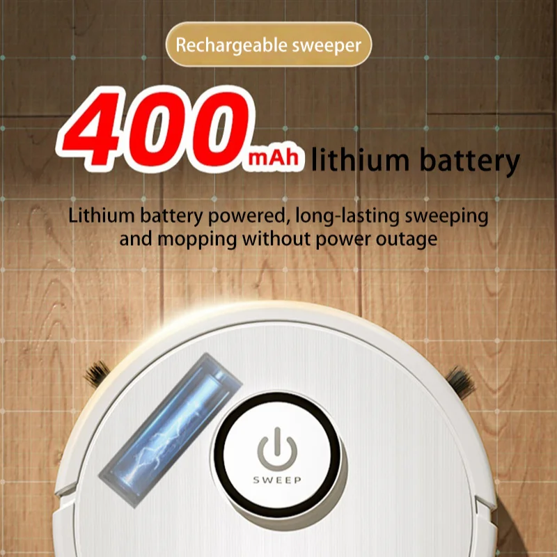 Xiaomi New 3 In 1 Wireless Vacuum Cleaner Strong Suction Sweeping And Vacuuming Smart Sweeping Robot Home For Hair Hard Floor