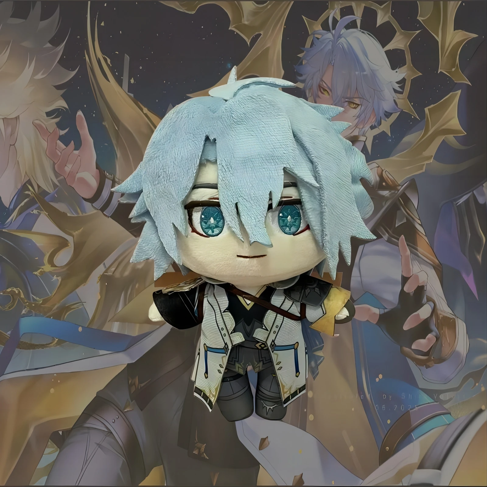 

Newly Arrived Anime Skirk Plush Doll 20cm Genshin Game Cosplay Cute Soft Keychain Gift For Game Impact Fans