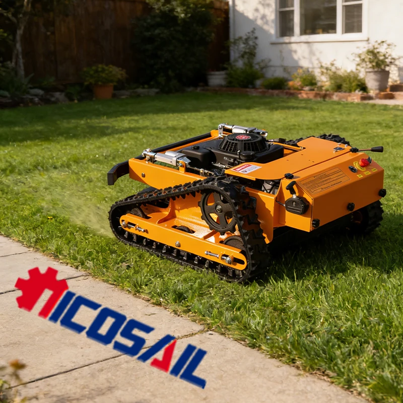 Custom Light Duty Remote Control Lawn Mower Euro 5 Compliant For Small Garden Backyard Care