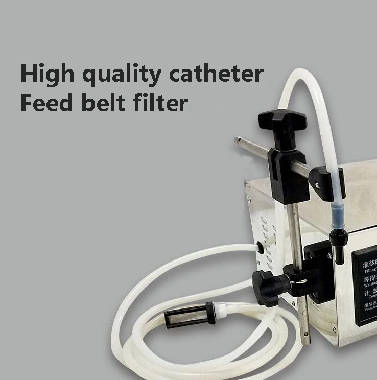 HOT Automatic Liquid Filling Machine LCD Microcomputer Control Water Milk Drink Perfume Manual Portable Bottle Filler LT-130