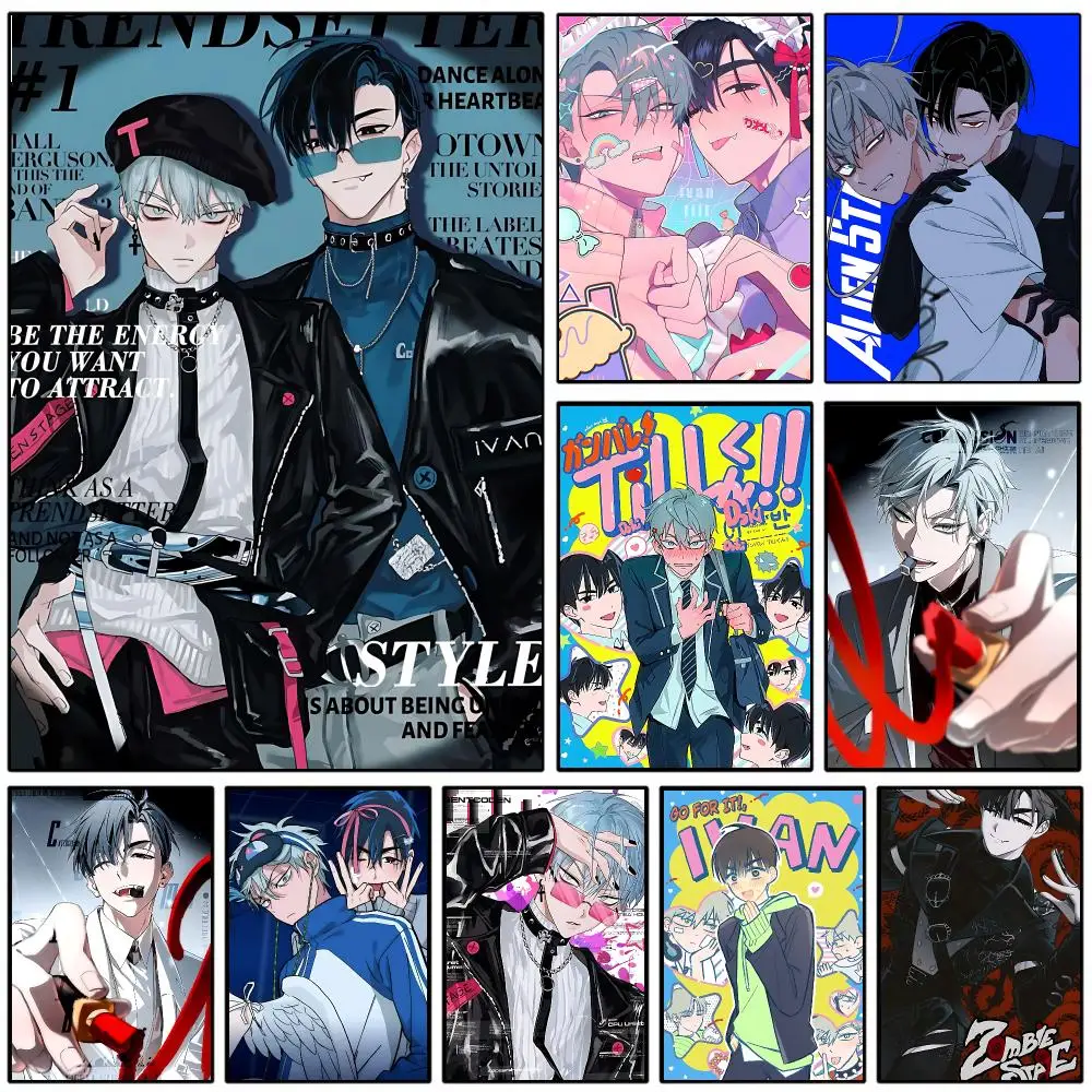 Best Seller Anime I-Ivan T-Till Poster Sticker Self Adhesive For Playroom Bedroom Hallway Home Wall Art Decor Perfect Gift