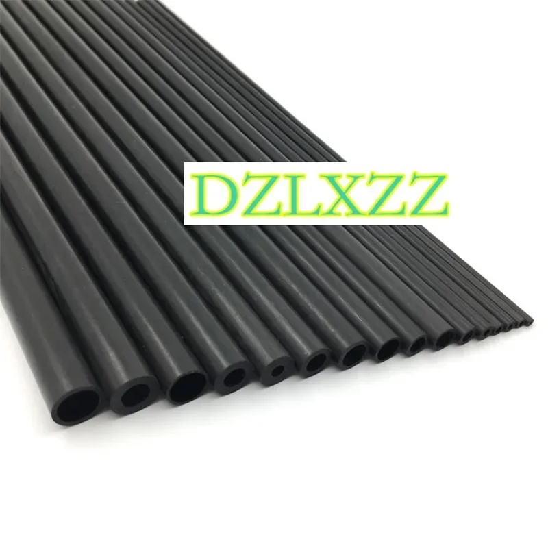 2pc Carbon Fiber Tube Hollow Rod 10mm/11.1mm/12mm/14mm/16mm/19mm/20mm/22MM/25MM for Quadcopter Multicoptor Length 500mm