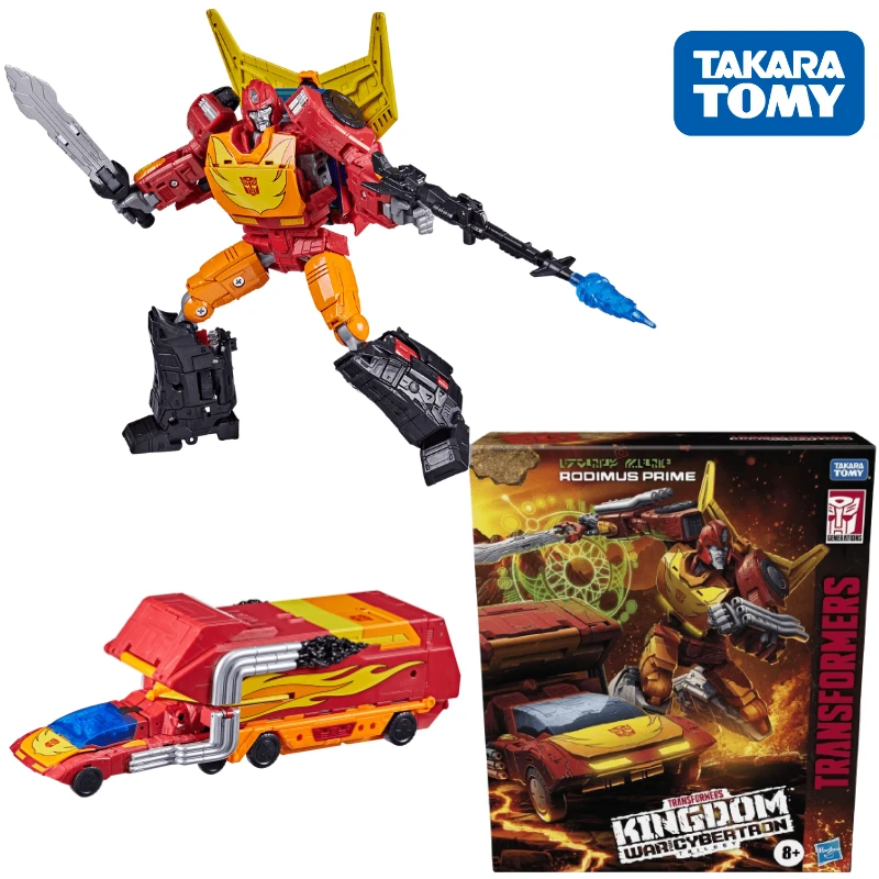 

In Stock Takara Tomy Transformers G Series Kingdom WFC-K29 Rodimus Robot Anime Action Model Toys Gift