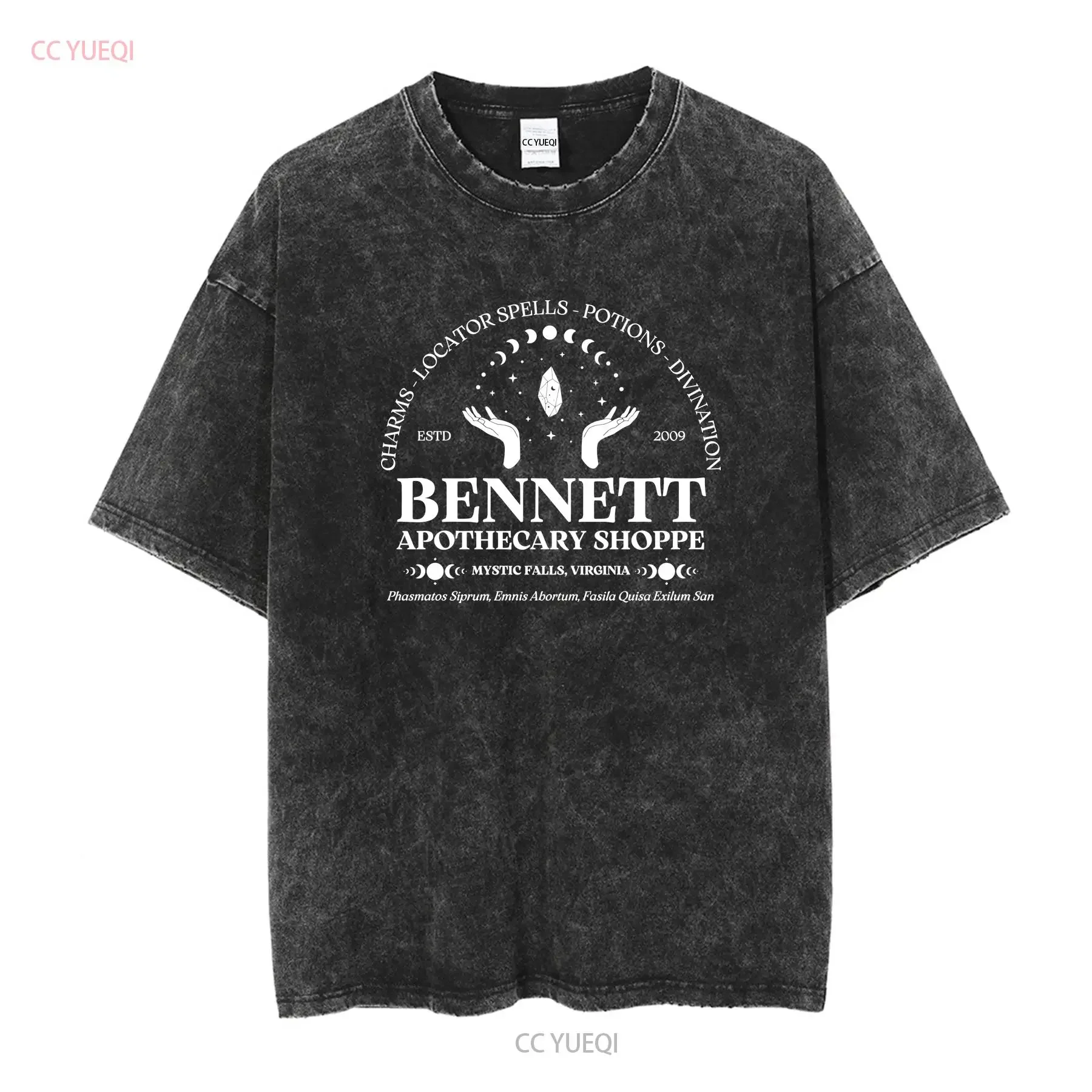 Bonnie BennetT T Shirt Mystic Falls The Vampire Diaries Damon Salvatore Team Stefan long or short sleeves vintage Washed Casual
