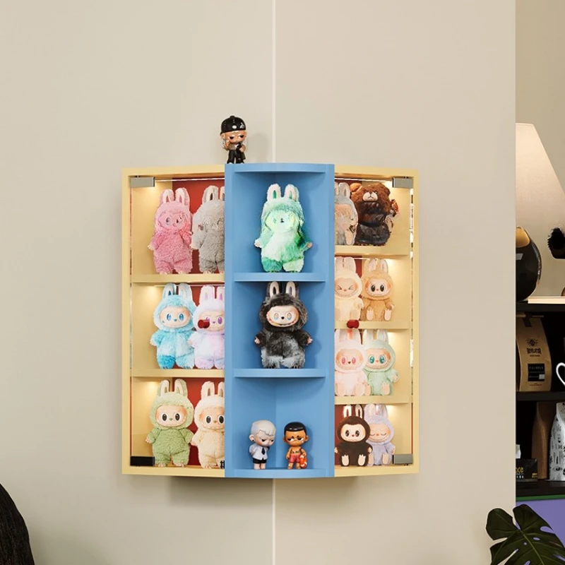 The original blind box cabinet, dopamine paint figure cabinet
