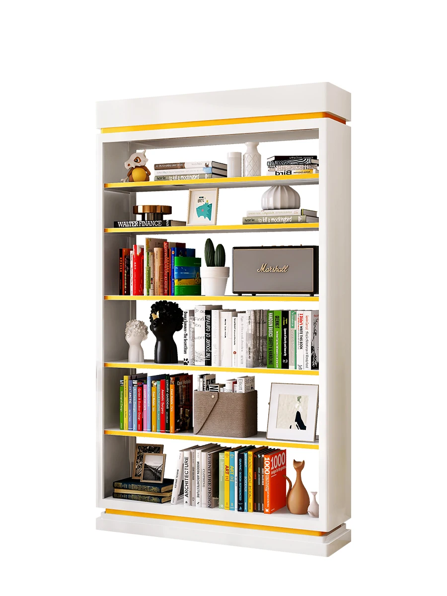 Multi-storey steel office bookcase for home children's living room